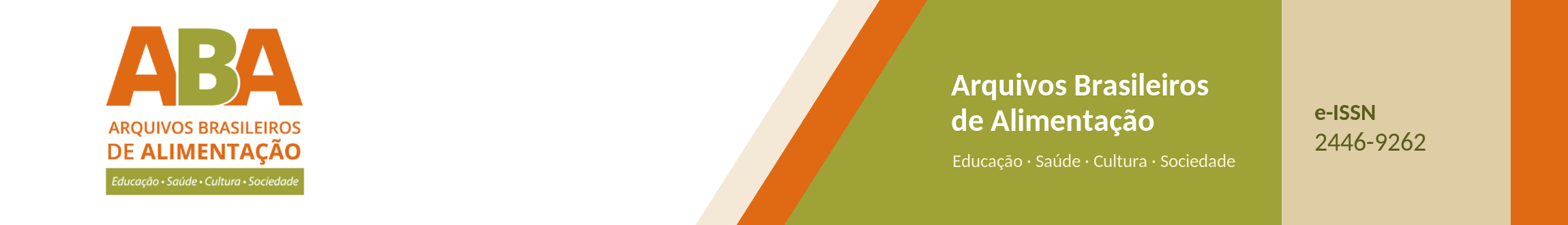 Arquivos Brasileiros de Alimentação